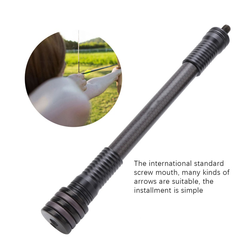 Compound Bow Stabilizer Carbon Shock Absorbers Dampener Practical Accessories for