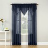 No. 918 Erica Crushed Textured Sheer Voile Rod Pocket Curtain