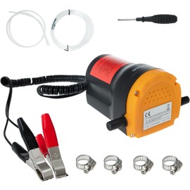 SIXIWANZI 12V 60W Oil Extractor Pump, Oil Extractor for Boat, Motorcycle, Car and lawn Equipment