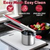 Minteem Large 15oz Potato Ricer, Heavy Duty Stainless Steel Potato