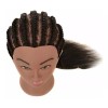 FUAI Maniqui Cabeza Cabello Natural Negro 55 Cm Coloración Fuai