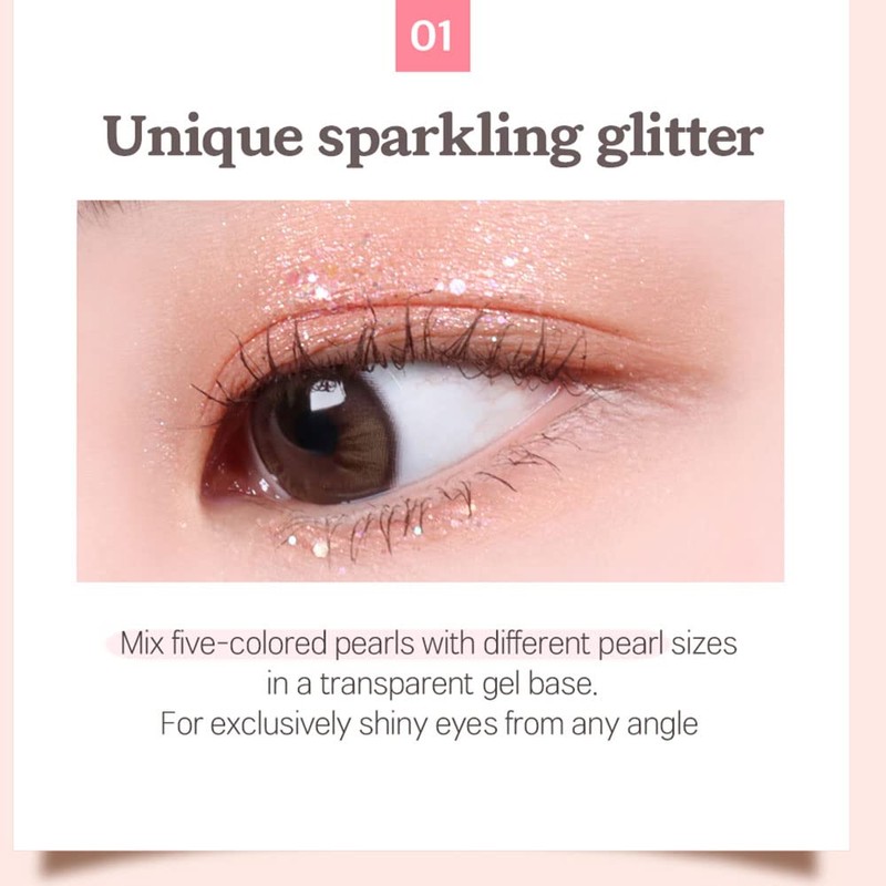 [Set] Colinco Idol Actress Glitter Tearbag Liner Tearbag Glitter Liquid