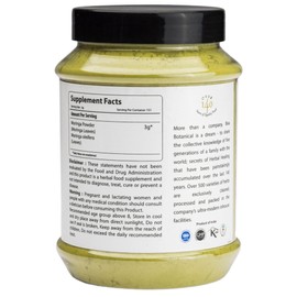 bixa BOTANICAL bixa BOTANICAL Moringa Powder (Organic Moringa Oleifera - 100% Pure Moringa Leaf/Drum Stick Shigru) | Perfect for Drinks, Tea,Smoothies & Recipes - 16Oz