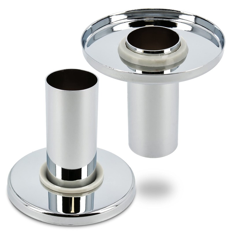 Heating Pipe Cover Set, Diameter 20 mm, Chrome, Made of