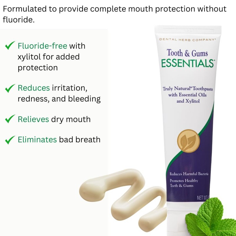 Dental Herb Company - Essentials Toothpaste - Truly Natural Fluoride-Free