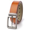 Grade Men's Genuine Leather Belt, Business Casual, Buckle, Adjustable Length,