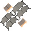 Caltric Front And Rear Brake Pads for Yamaha XVS1100 V-Star