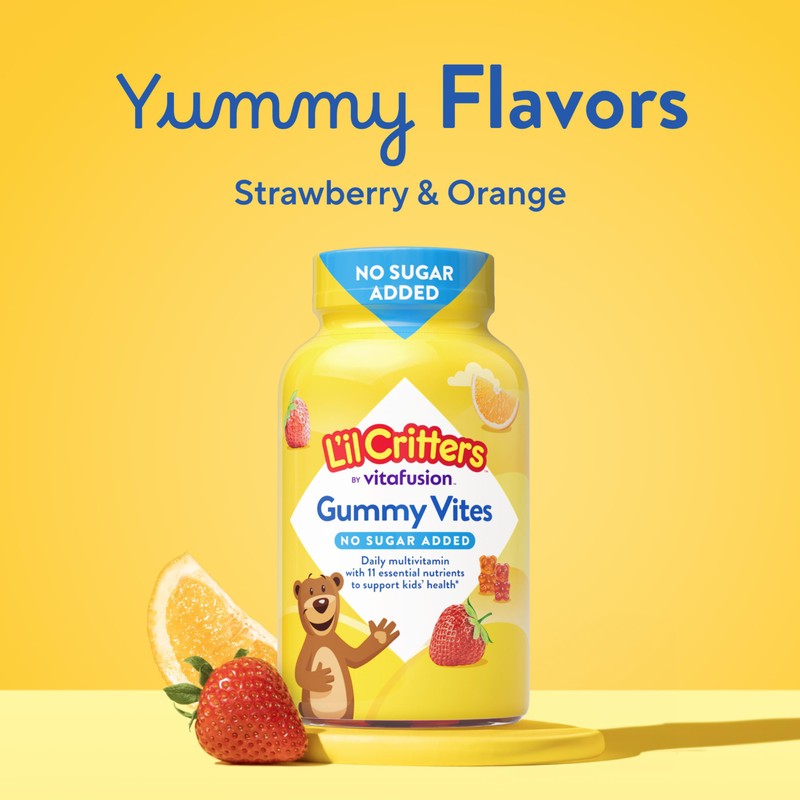 L’il Critters Gummy Vites No Sugar Added Daily Gummy Multivitamin