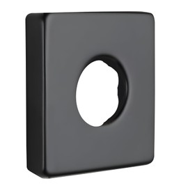RP51034bl Square Shower Arm Flange,Compatible With RP51034bl Shower Arm Black Escutcheon Plate,Large Shower Arm Flange,Shower Flange Cover Plate,Brass