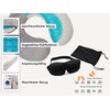 ZOLLNER Rest Set 3-Piece Neck Pillow, Sleeping Mask and Ear