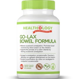 Healthology Go Lax-Bowel Formula, 60 Capsules
