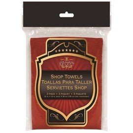 S.M. Arnold 85-760 Shop Towel, 1 Pack (12 X 14 in, Red, Cotton)