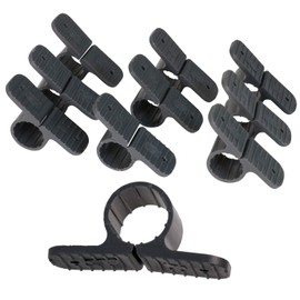 Highcraft PXSTND001-10 PEX 1 in. Standard Suspension Clamp; Hard Plastic (10 Pack), Grey