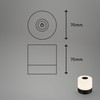 BRILONER Mini LED Table Lamp Wireless, Dimmable Bedside Lamp Touch,