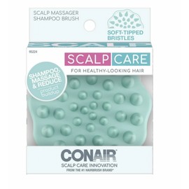 Conair Scalp Massager Shampoo Hair Brush - All Hair Type - Blue