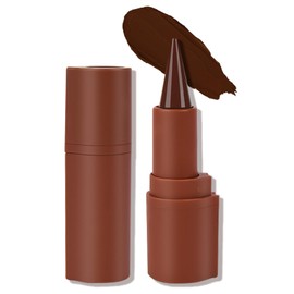 MUREND 2 in 1 Lip Liner Pencil and Lipstick Lip Combo Set, Matte Nude Black Dark Brown Red Lip Liner, Smooth Creamy Lip Pencil, High Pigmented Non-Smudging Waterproof Long Lasting Lip Makeup 06#