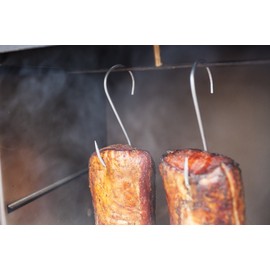STRONG BUTCHERS HOOKS, MEAT SMOKE HOUSE HOOK 6" PACK OF 5 (065)
