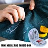 2 Pieces Mini Sewing Kit with 20 Sewing Accessories, Portable
