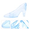 Cabilock 12pcs Mini Princess Slippers Blue Glass Heels Party Decorations