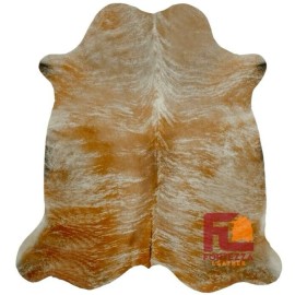 Fortezzaoutlet Cowhide Rug Light Brindle | Premium Quality | Large 6' x 7'