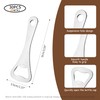 Pack of 30 Bottle Openers, Bottle Openers, Stainless Steel, Flat