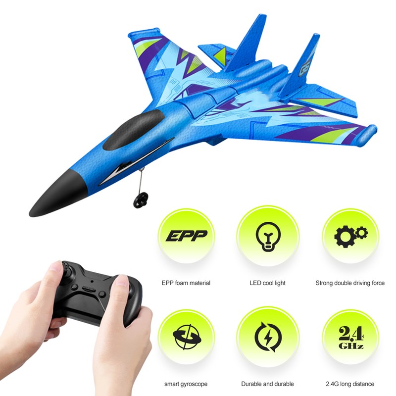 RC Airplane 2.4GHz 4CH RC Plane Gliding Aircraft Flight Toys