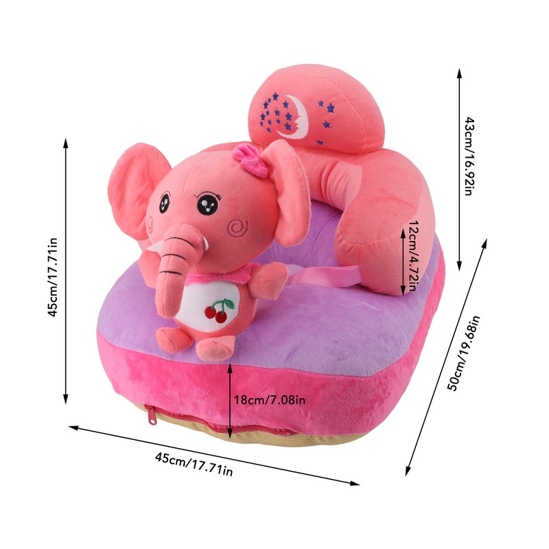 Baby Seat Sofa Comfortable Prevent Falling and Tipping Adjustable Angle