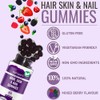 Hair Skin & Nails Gummies – Biotin Gummies with Zinc