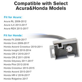 Zenoruslky Radio Antenna Adapter Connector Compatible with Honda Accord Crosstour Civic CRV Odyssey Fit Pilot Insight 10-17,Car Stereo Audio Video Antenna Wire Cable Replacement for Acura ILX RL RDX