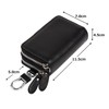 Four Pary Smart Key Case, Bellows Type, Wallet Included, Double