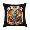 AI is The Future Funny Anti Artificial Intelligence Sarcasm Throw