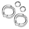 10Pcs Bird Foot Rings Metal Parrot Leg Ring Outdoor Fly