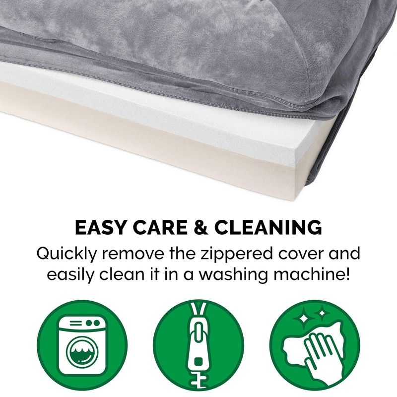 Furhaven Pet Bed for Dogs and Cats - Faux Fur