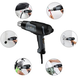 Steinel HL 1820 S General Purpose Kit - incl. heat tool with 1400 Watts, adjustable temperature & airflow, hot air blower set for stripping paint, soldering pipes, shaping plastics
