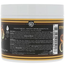 Suavecito Pomade Firme Cera Para Cabello de Fijacion Media Brillo Medio Todo Tipo de Cabello 113g