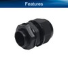 Heyiarbeit M25 Cable Gland 2 Holes Nylon Cable Glands Waterproof