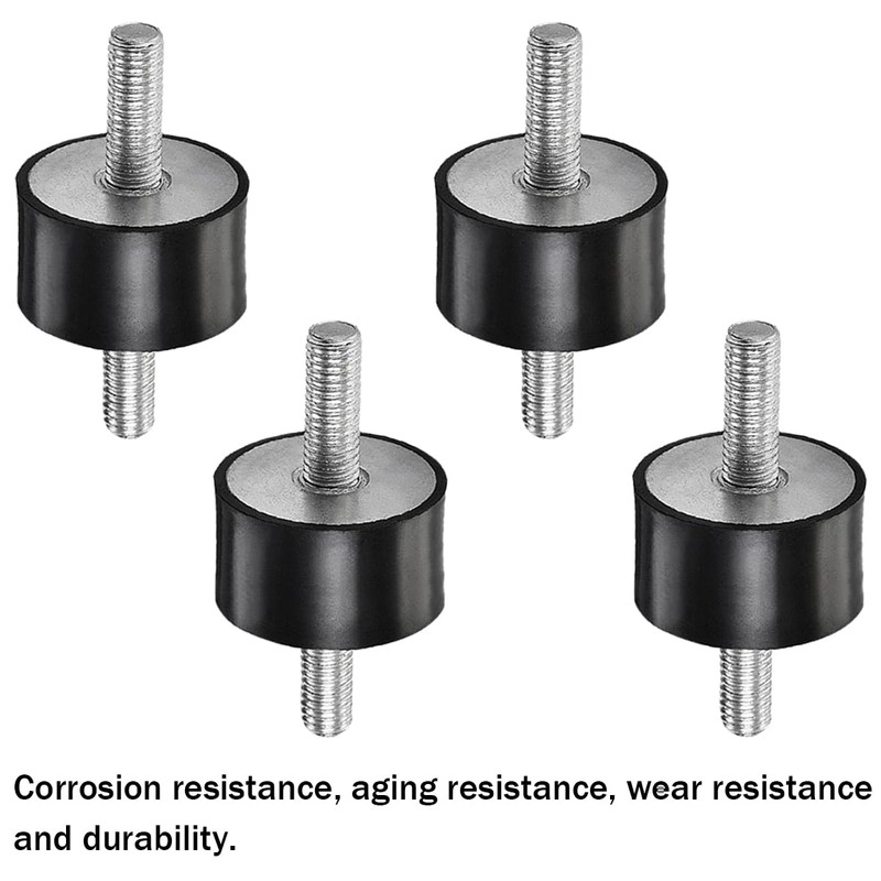 JNNJ 4 pieces rubber buffer vibration isolator brackets, shock absorber