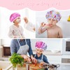 G2PLUS 2PCS Kids Shower Caps, Elastic Bath Caps for Kids,