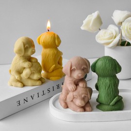 Dog Resin Casting Mold - Animal Silicone Mold for Candle Making & Home Decor