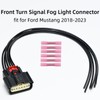 Turn Signal Fog Light Connector Pigtail fit for Ford Mustang