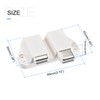 METALLIXITY Double Magnetic Touch Latch (1.38"x2.72") 4Pcs, Plastic Touch Latches