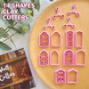 Keoker Back to School Polymer Clay Cutters, 14 Shapes Polymer