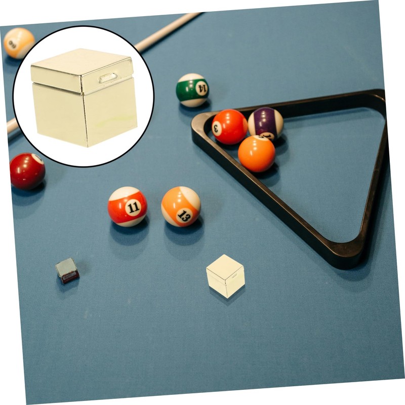 Abaodam Billiards Chalk Holder Durable Slip Chalk Cube for Pool