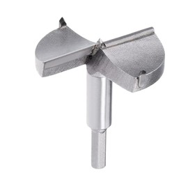 TOP-VIGOR 80mm Forstner Drill Bit, Tungsten Carbide Wood Auger Drill Bit Hole Saw Opener for Woodworking Hinge Hole Drilling Boring Bit Cutter Grey