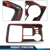 PIT66 Center Console Trim Gear Shift Panel Decor Cover Trim