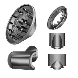 Hair Diffuser Attachment Nozzles for Hair Dryer Hd01 Hd02 Hd03 Hd04 Hd08 Hd15-Diffuser Attachment for Hair Dryer-Styling Flyaway Attachment Nozzles/Smoothing Nozzle Tools Attachment - Design: Curls 3 Pack