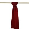 Mimi & Thomas Pure 100% Cashmere Woven Unisex Scarves (Garnet
