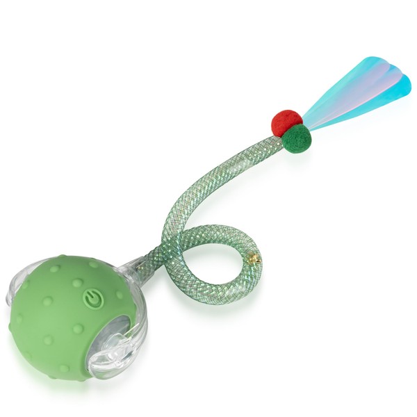 PLITTPETTS Interactive Cat Toys Ball for Indoor Cats, Automatic Moving