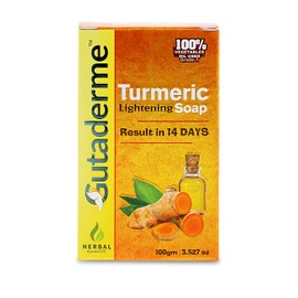 Turmeric Skin Brightening Soap - Natural Beauty Soap Bar for Acne, Dark Spots, Hyperpigmentation, Smooth Skin – Anti-Aging and Moisturizing Face Soap - Radiant Glow in 14 Days