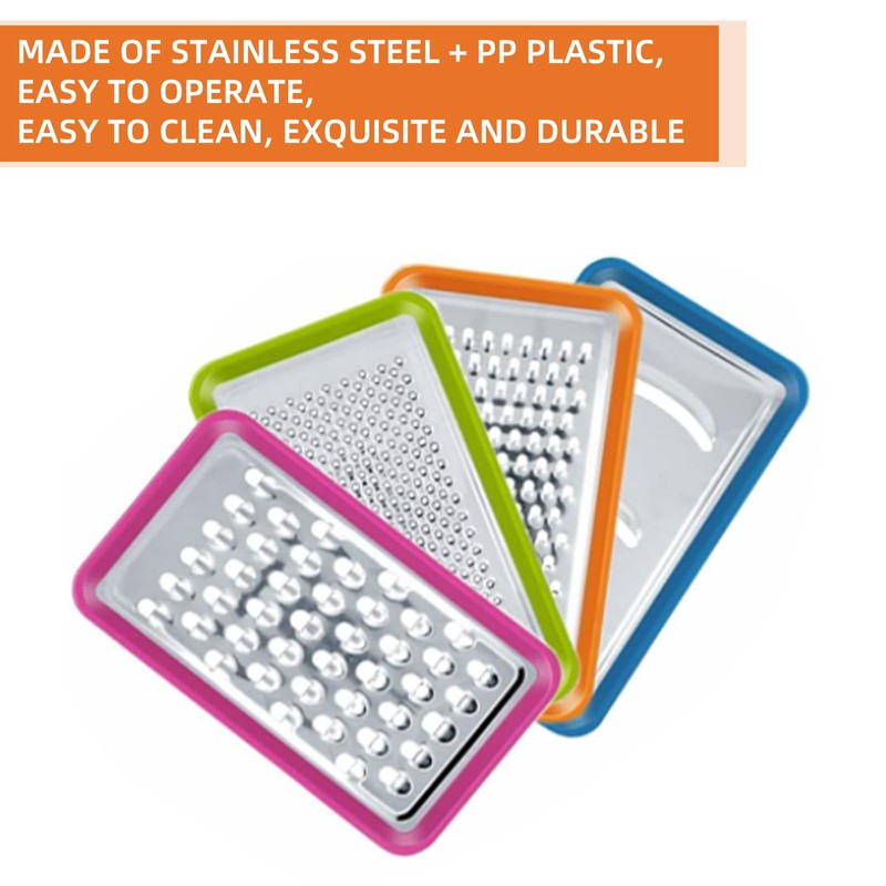Cheese Grater 4 in 1 Set - Graters for Kitchen